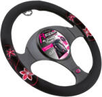 Bottari Kormányvédő 37-39cm fekete-pink virágmintás Oriental Flower 29201