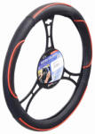 COMPASS Kormányvédő 37-39cm fekete-piros hullámos bordázattal Wave Compass 31428