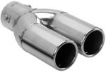 Lampa Kipufogóvég, dupla 37-60 mm, króm, Lampa TS-77