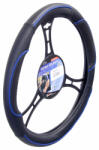 COMPASS Kormányvédő 37-39cm fekete-kék hullámos bordázattal Wave Compass 31429