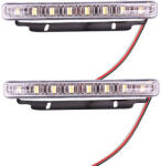 HD DRL Nappali menetfény 2x8db fehér LED LA-589