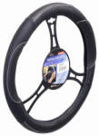 COMPASS Kormányvédő 37-39cm fekete-szürke hullámos bordázattal Wave Compass 31430
