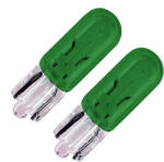 Lampa Izzó 12V/T5/1, 2W zöld 58357