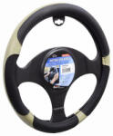 COMPASS Kormányvédő 37-39cm bőr hatású bézs-fekete Grip 31405