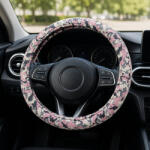 Autolife Kormányvédő 37-39cm pink-terepmintás TH38154T