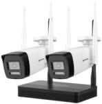 Hikvision DS-J142I/NKS422W0H IP SOHO kamera szett; 4 csatornás NVS + 2 db DS-2CV1023G2-LIDWF (DS-J142I/NKS422W0H) - hik-online