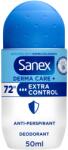 Sanex Antiperspirant roll-on Sanex Derma Care+ Extra Control 72H, 53 ml