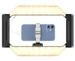 Ulanzi U-rig, LED keret, telefon tartóval, 3 vakupapucs, bluetooth kioldó, 2500k-9000K, 5000mAh (UL- (UL-3265)