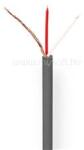 Nedis COTR15011GY100 mikrofon kábel 2 x 0, 12 mm2 | Réz | 100 m (COTR15011GY100) (COTR15011GY100)