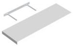Velano Lebegőpolc 79, 5 x 23, 5 cm fehér (3451112) (3451112)