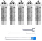 ELEGOO Neptune 4 Plus / 4 Max edzett acél fúvókakészlet (0, 4 mm x 3 db, 0, 6 mm x 1 db, 0, 8 mm x 1 db) (50.204.0090) - scom