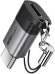 ACEFAST Lightning-USB-C adapter Acefast J19, szürke