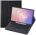 Gigapack samsung tab s11 ultra 5g / tab s11 ultra wifi tok álló bőr hatású flip bluetooth billentyűzet asztali tartó ceruza tartó fekete GP-183193 (GP-183193)