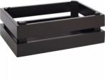 APS Superbox fásládoboz, GN 1/4, fekete, magasság: 105 mm, hossz: 290 mm