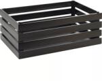 APS Superbox fa doboz, GN 1/1, fekete, magasság: 200 mm, hossz: 555 mm