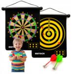 Meteor Mágneses Darts Tárcsa Kétoldalas Feltekerhető Meteor tubusban 2db 6db-os (24684)