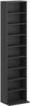 HOMCOM Raft Port CD cu 6 Rafturi Reglabile pentru 260 CD-uri/120 DVD-uri Negru | Aosom Romania (836-596V00BK)