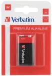 Verbatim Батерия, Verbatim ALKALINE BATTERY 9V 1 PACK (HANGCARD) (49924)