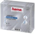 Hama Кутийка за CD/DVD HAMA Double Jewel Case, прозрачен, 5 бр. в пакет (HAMA-44752) - xtreme