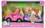 Simba Toys Set papusi - Evi Masinuta cu remorca pentru cai / Horse Trailer - Evi Love - Steffi Love (105737460) Papusa