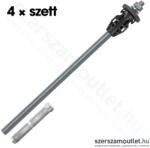 Fischer TherMax II távtartódübel+csavar szett 16/250 M12 [4db] (575228_4) (575228_4)