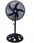 Voltz Вентилатор Oliver Voltz OV51760N18, 50W, 18", 3 скорости, Светлинен индикатор, Регулиране, Черен/син (51760N18BB) - azo