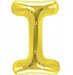 PartyBee Fólia lufi "I" betű, arany 40cm Betű Felirat Név Születésnap