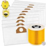 Espero 10x Porzsák Karcher WD3 WD2 SE4001 Plus Kwd V-17 V-15 V12 Porszívóhoz Szűrő (5904054525791)