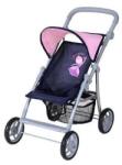 Knorr Toys Carucior pentru papusi Knorr Toys, Liba, maner reglabil pe inaltime, 54x35x44 cm, 3 Ani+ Papusa