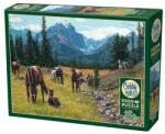 Cobble Hill Puzzle Cobble Hill din 1000 piese - Pajiște cu cai (40156) Puzzle