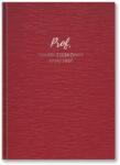 TopTimer Джобна книга за учителя TOPTIMER Prof PU кожена корица A/5 седмична 145x205 mm Червено 2026-2027 27P100C-201 (27P100C-201)