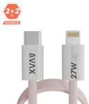 AVAX CB611P MAGNETY 27W 1m USB-C - Lightning кабел за данни и зареждане (AVAX CB611P)