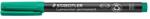 STAEDTLER Алкохолен маркер, OHP, 1 mm, STAEDTLER "Lumocolor 317 M", зелен 317-5 (317-5)