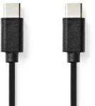 Nedis CCGL60700BK10 USB C - USB C (USB-C) кабел, USB2.0, 60W, дължина 1m (CCGL60700BK10)