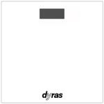 dyras Лични везни dyras ps-2013wh lcd стъкло бяло dyr ps-2013wh (dyr ps-2013wh)