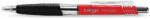 FlexOffice Химикалка, 0, 35 мм, с бутон, FLEXOFFICE "Tango", червена FO-04RED (FO-04RED)