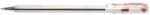Pentel Химикалка, 0, 35 мм, капачка, PENTEL "Superb BK77", червена BK77-B (BK77-B)