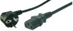 LogiLink Захранващ кабел LogiLink с IEC гнездо, черен, 3 м