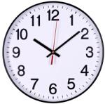 Office products Стенен часовник DONAU 30 cm черен U13223011-05 (U13223011-05)