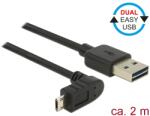 Delock Кабел Delock, щепсел за конектор EASY-USB 2.0 тип A Щепсел за конектор EASY-USB 2.0 тип B, (delock83856)