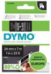 DYMO Лента за машини за надписване, 24 mm x 7 m, DYMO "D1", черно-бяла (53721) Калкулатори