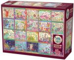 Cobble Hill Puzzle Cobble Hill din 2000 de piese - Gânduri fericite (49023) Puzzle