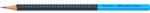 Faber-Castell Grip 2001 триъгълен двуцветен черен/син графитен молив HB FC517010 (FC517010)