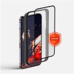 FIXED Armor Full Cover 2.5D закалено стъкло с апликатор за Apple iPhone 15 Plus, черен FIXGA-1201-BK (FIXGA-1201-BK)