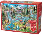 Cobble Hill Puzzle Cobble Hill din 1000 de piese - DoodleTown: Haos cu bărci (44514) Puzzle