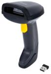 Equip Настолен баркод четец - 351029 (2D, със стойка, безжичен: 2, 4 Ghz+Bluetooth, черен) (351029)