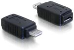 Delock Адаптер Delock USB micro-A+B женски към USB micro-A мъжки