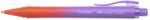 Faber-Castell Химикалка, 0, 34 мм, с бутон, червено-лилаво перо, FABER-CASTELL "Daily Ball Flow", синя (140682)