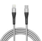 Delight Кабел за данни Delight iPhone Lightning Type-C 2 m Grey 55434-2 (55434-2)