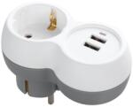 Anco заземен разпределител 2 с usb конектор 321261 (321261)